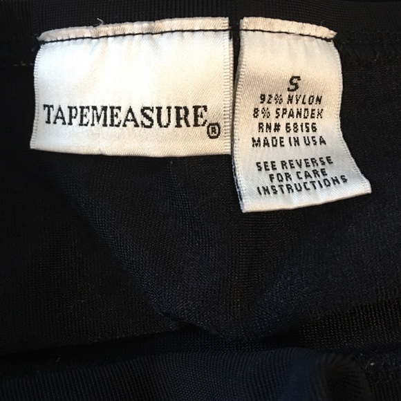 Pull on Black Pencil Skirt with Side Slits Sz S - Picture 7 of 8